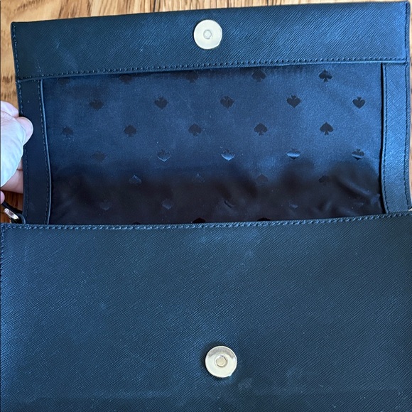 Kate Spade Black and Cream Shoulder Bag with Bow - Picture 6 of 9